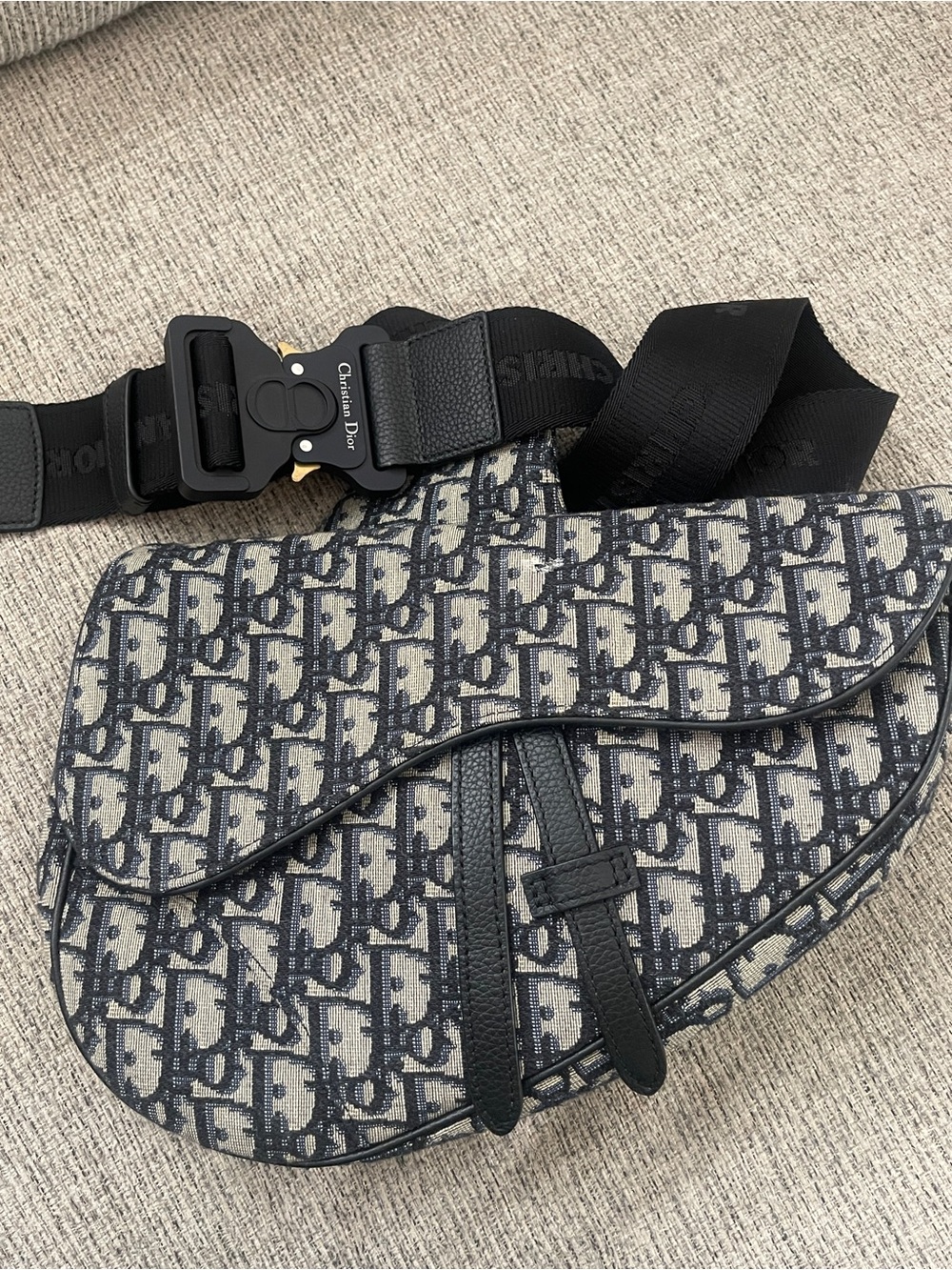 Dior Oblique Saddle Belt Bag - Picture 11 of 14